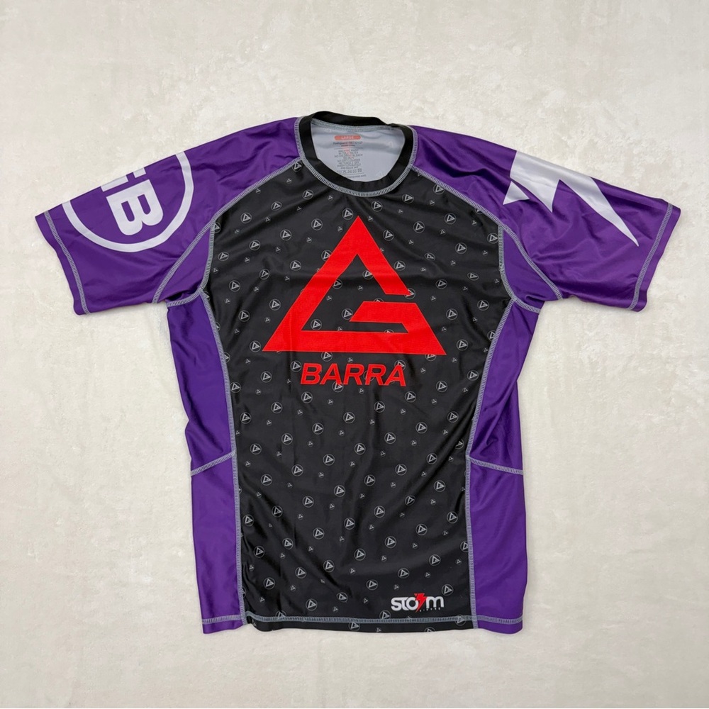 Purple and Black jujutsu rash guard